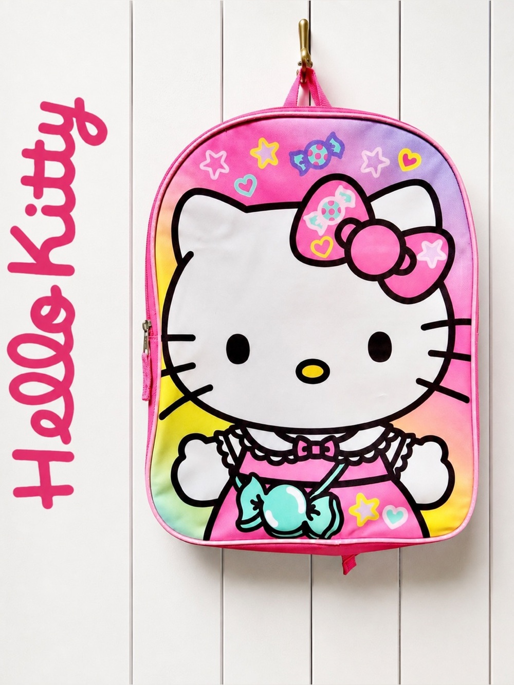 🐱HELLO KITTY Glittery Pastel Backpack